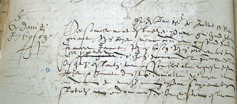 Réception de maître en 1584, 01